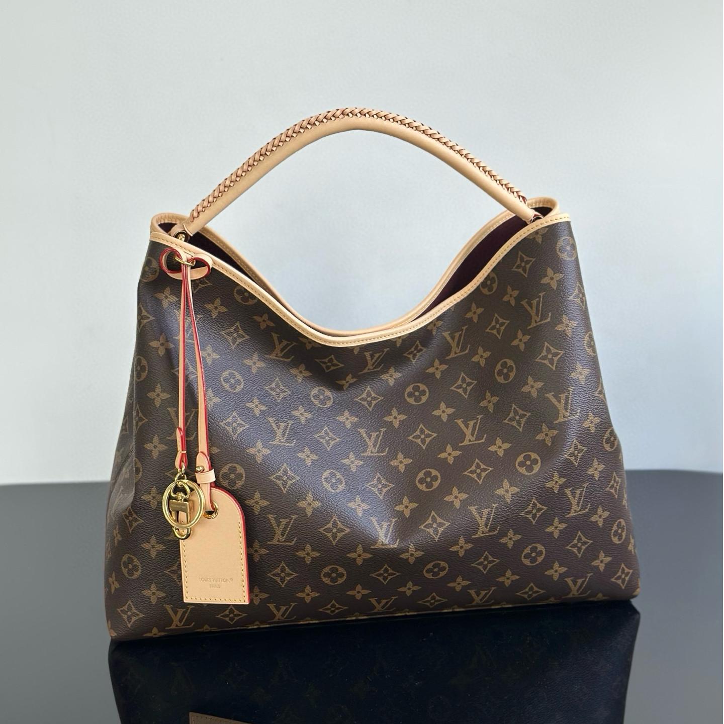 Louis Vuitton Again Classic Original Textured Canvas Tote Bag
