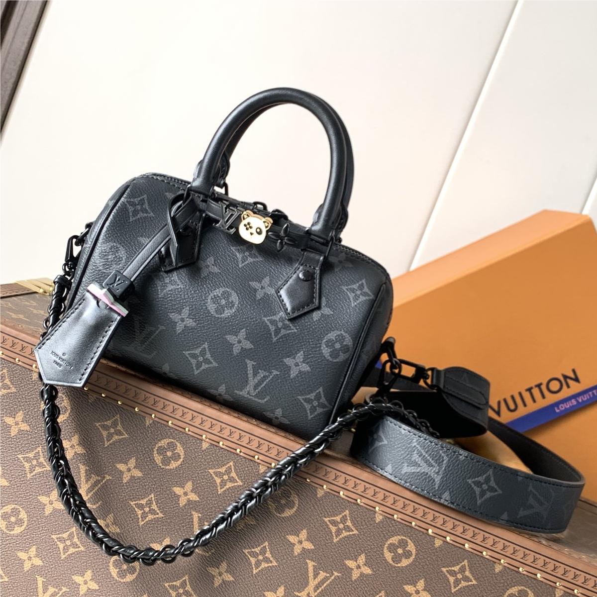Louis Vuitton Speedy Monogram Leather 18CM