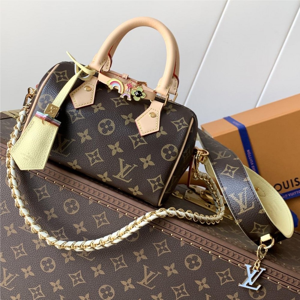 Louis Vuitton Speedy Monogram Leather 18CM