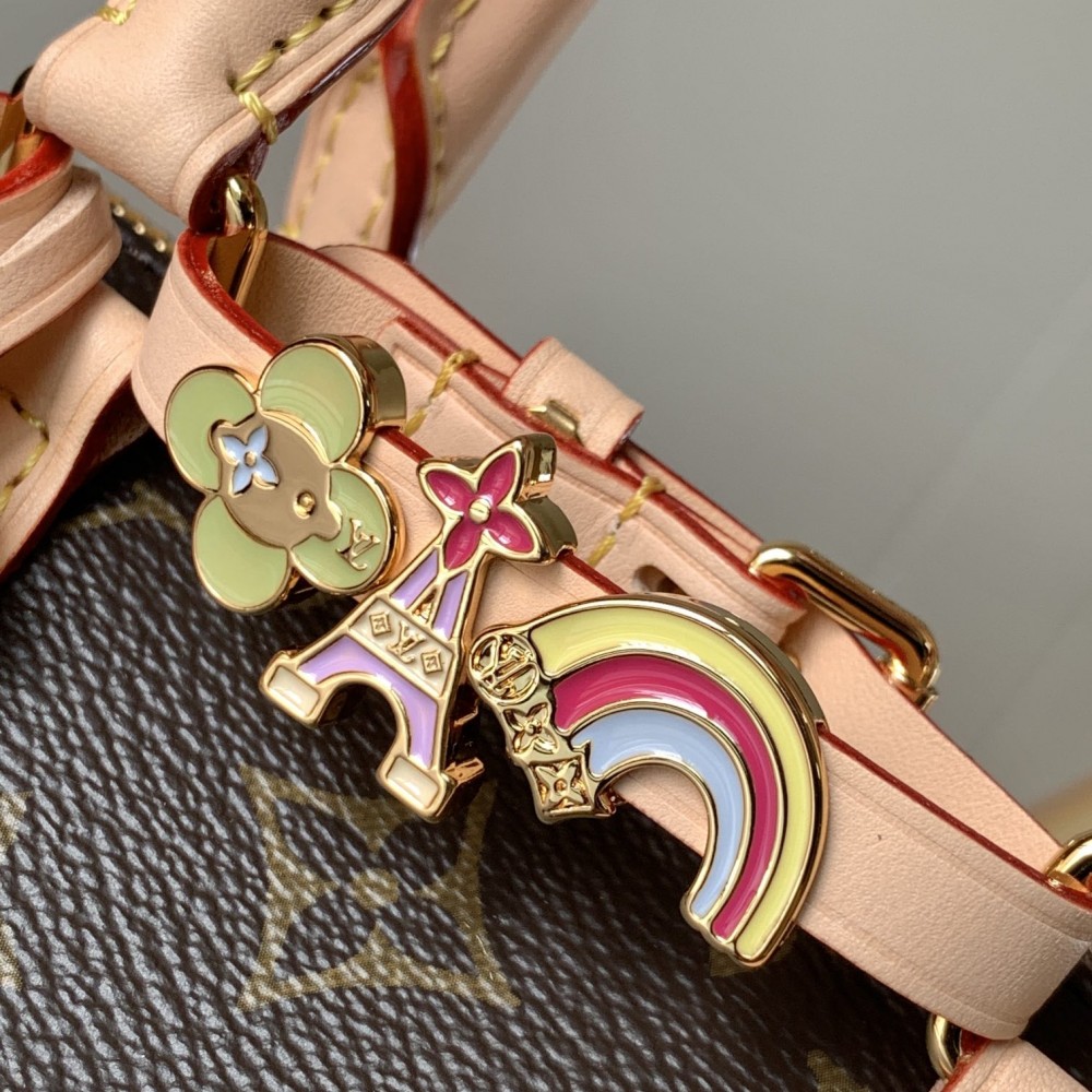 Louis Vuitton Speedy Monogram Leather 18CM