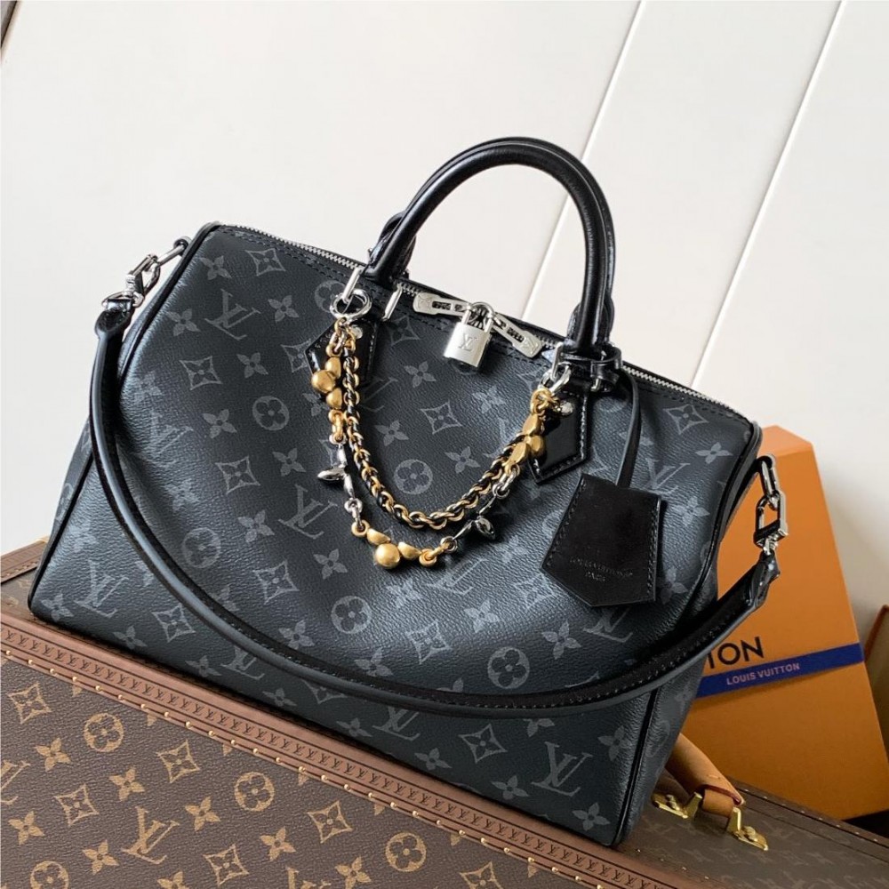 Louis Vuitton Takashi Murakami Collaboration Speedy Monogram Leather 30CM