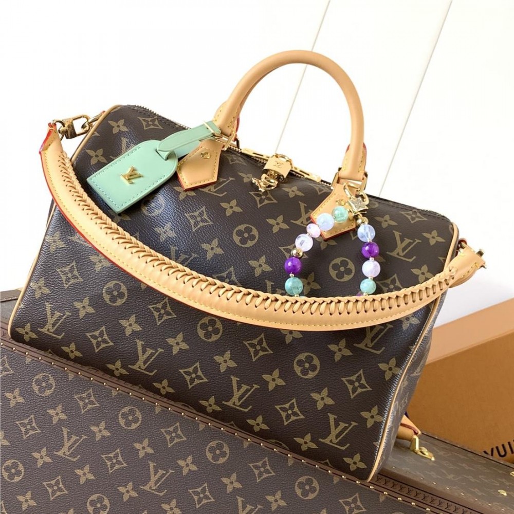 Louis Vuitton Takashi Murakami Collaboration Speedy Monogram Leather 30CM