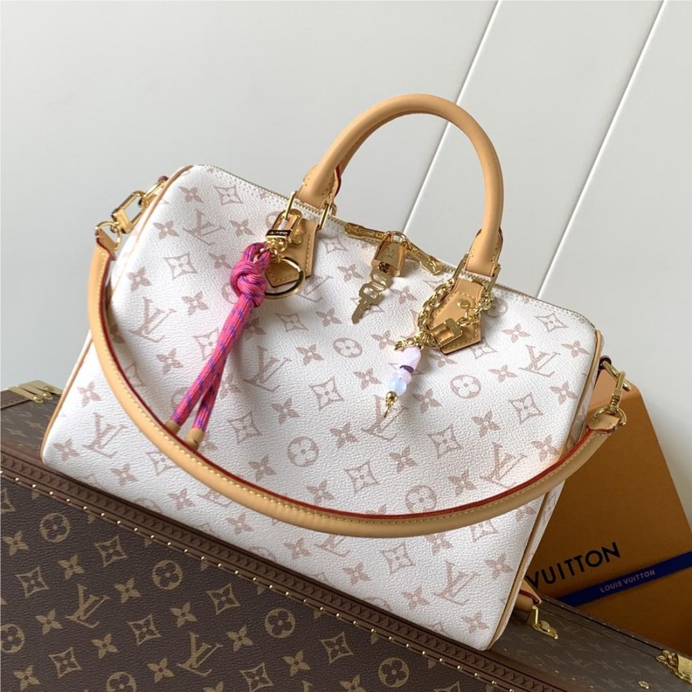 Louis Vuitton Takashi Murakami Collaboration Speedy Monogram Leather 30CM