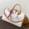 Louis Vuitton Takashi Murakami Collaboration Speedy Monogram Leather 30CM