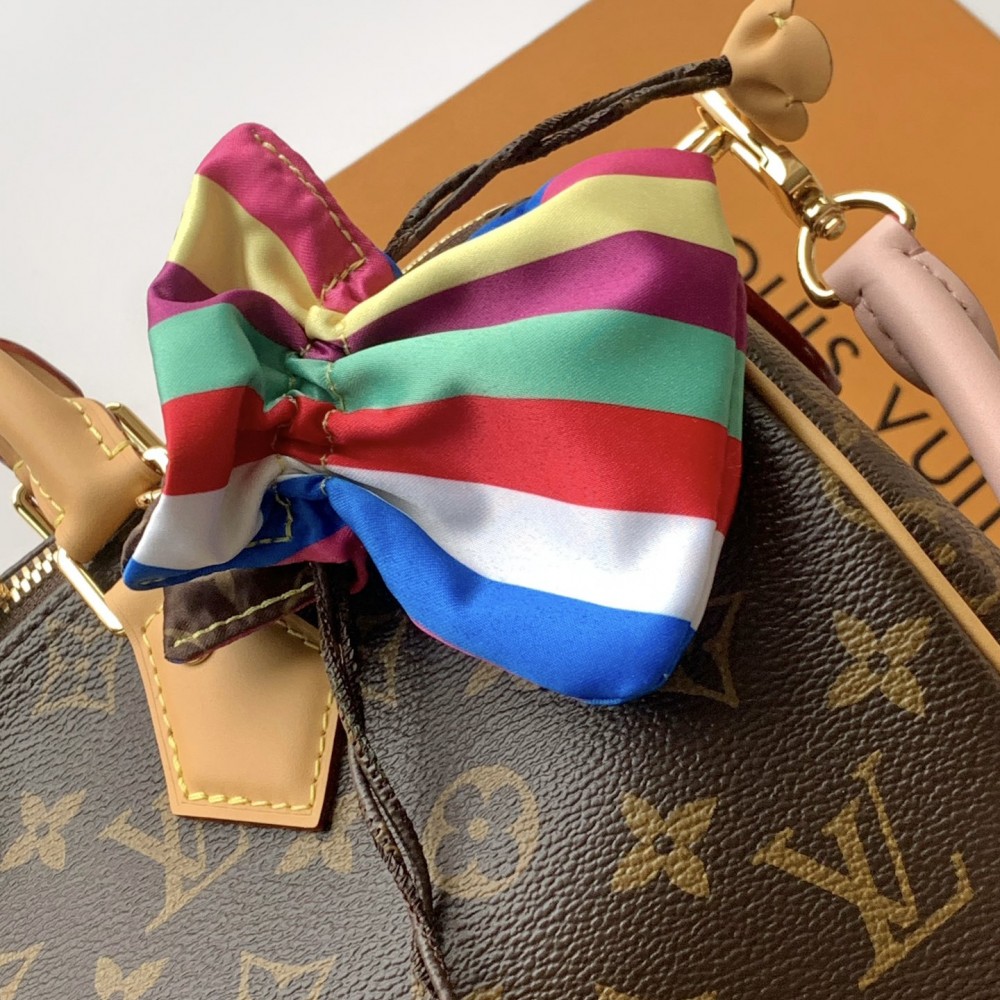 Louis Vuitton Takashi Murakami Collaboration Speedy Monogram Leather 30CM