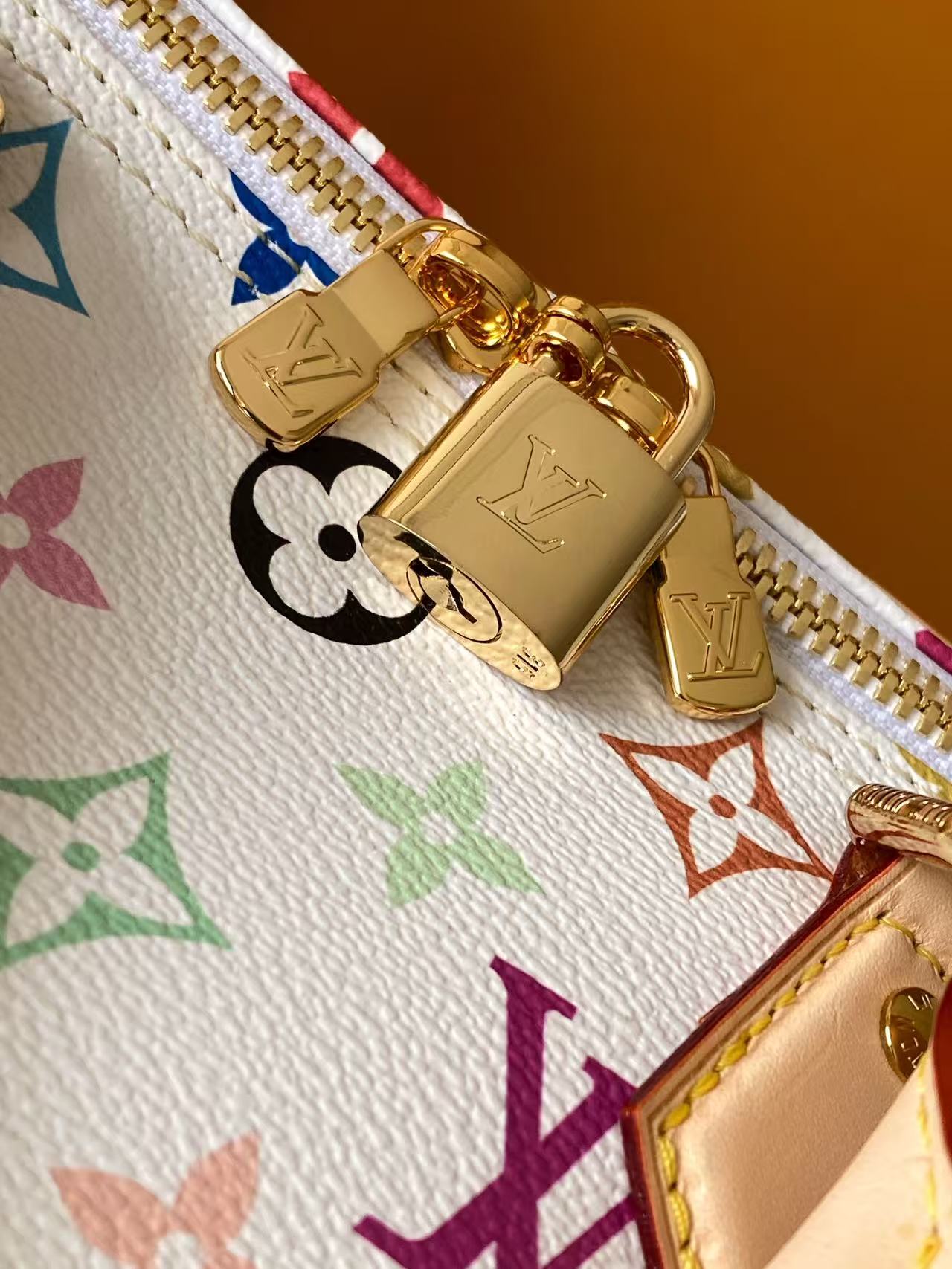 Louis Vuitton Takashi Murakami Collaboration Speedy Monogram Leather 30CM