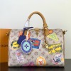 Louis Vuitton Takashi Murakami Collaboration Speedy Monogram Leather 30CM