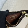 Louis Vuitton exquisite metal and leather phone holder