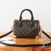 Louis Vuitton Speedy series classic monogram leather hardware chain handbag Louis Vuitton Speedy series classic monogram leather hardware chain handbag