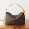 Louis Vuitton Slouchy MM Classic Leather Chain Bag Louis Vuitton Slouchy MM Classic Leather Chain Bag