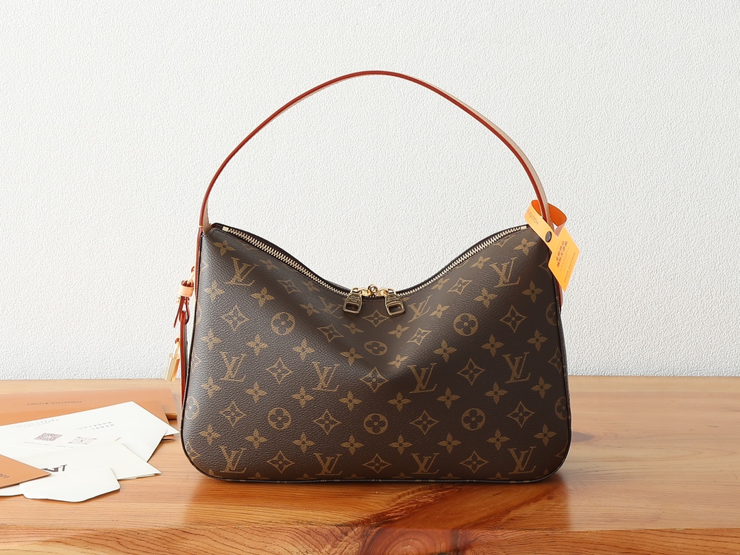 Louis Vuitton Slouchy MM Classic Leather Chain Bag Louis Vuitton Slouchy MM Classic Leather Chain Bag