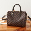 Louis Vuitton SPEEDY BANDOULIÈRE Classic Diamond Textured Leather Shoulder Bag Louis Vuitton SPEEDY BANDOULIÈRE Classic Diamond Textured Leather Shoulder Bag