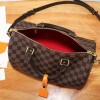 Louis Vuitton SPEEDY BANDOULIÈRE Large Classic Diamond Textured Leather Shoulder Bag Louis Vuitton SPEEDY BANDOULIÈRE Large Classic Diamond Textured Leather Shoulder Bag