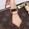 Louis Vuitton SPEEDY BANDOULIÈRE Medium Tote in Classic Canvas and Textured Leather Louis Vuitton SPEEDY BANDOULIÈRE Medium Tote in Classic Canvas and Textured Leather