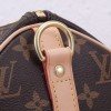 Louis Vuitton SPEEDY BANDOULIÈRE Medium Tote in Classic Canvas and Textured Leather Louis Vuitton SPEEDY BANDOULIÈRE Medium Tote in Classic Canvas and Textured Leather