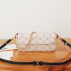 Louis Vuitton TWIST Classic Sail White Textured Leather Shoulder Bag Louis Vuitton TWIST Classic Sail White Textured Leather Shoulder Bag