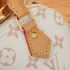 Louis Vuitton Alma BB Classic Sail White Textured Leather Shoulder Strap Tote Louis Vuitton Alma BB Classic Sail White Textured Leather Shoulder Strap Tote