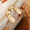 Louis Vuitton Alma BB Classic Sail White Textured Leather Shoulder Strap Tote Louis Vuitton Alma BB Classic Sail White Textured Leather Shoulder Strap Tote