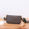 Louis Vuitton CAPUCINES classic canvas textured leather exquisite hardware shoulder strap handbag Louis Vuitton CAPUCINES classic canvas textured leather exquisite hardware shoulder strap handbag