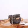 Louis Vuitton Classic Canvas Textured Leather Exquisite Hardware Shoulder Crossbody Handbag Louis Vuitton Classic Canvas Textured Leather Exquisite Hardware Shoulder Crossbody Handbag