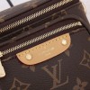 Louis Vuitton Classic Canvas Textured Leather Exquisite Hardware Shoulder Crossbody Handbag Louis Vuitton Classic Canvas Textured Leather Exquisite Hardware Shoulder Crossbody Handbag