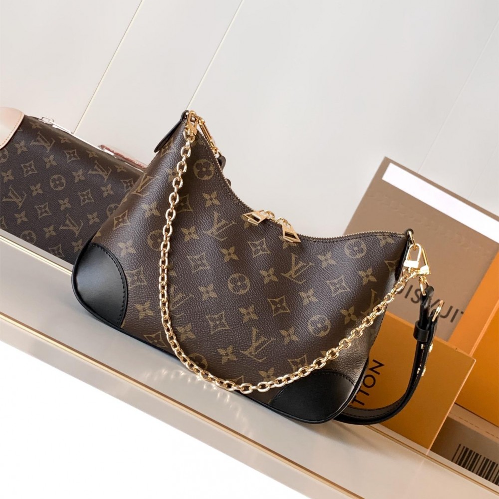 Louis Vuitton ONTHEGO classic small handbag canvas pattern hardware chain shoulder strap handbag Louis Vuitton ONTHEGO classic small handbag canvas pattern hardware chain shoulder strap handbag