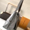 Louis Vuitton POCHETTE MÉTIS Large Leather and Silver Textured Chain Shoulder Strap Louis Vuitton POCHETTE MÉTIS Large Leather and Silver Textured Chain Shoulder Strap