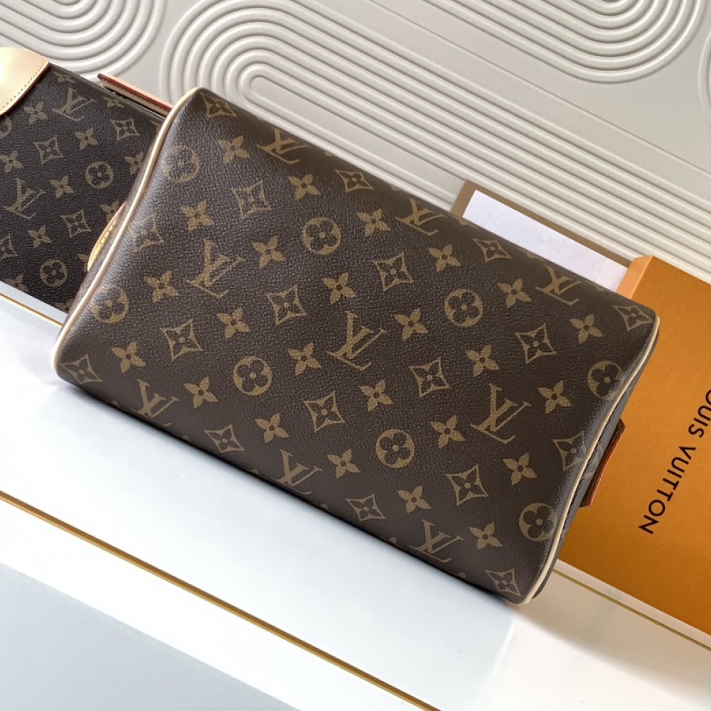Louis Vuitton Classic Brown Leather and Canvas Textured Tote Louis Vuitton Classic Brown Leather and Canvas Textured Tote