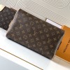 Louis Vuitton Classic Brown Leather and Canvas Textured Tote Louis Vuitton Classic Brown Leather and Canvas Textured Tote