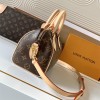 Louis Vuitton Nano Speedy Classic Brown Leather and Canvas Textured Tote Louis Vuitton Nano Speedy Classic Brown Leather and Canvas Textured Tote