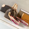 Louis Vuitton Nano Speedy Classic Brown Leather Canvas Textured Colorful Shoulder Strap Tote Louis Vuitton Nano Speedy Classic Brown Leather Canvas Textured Colorful Shoulder Strap Tote