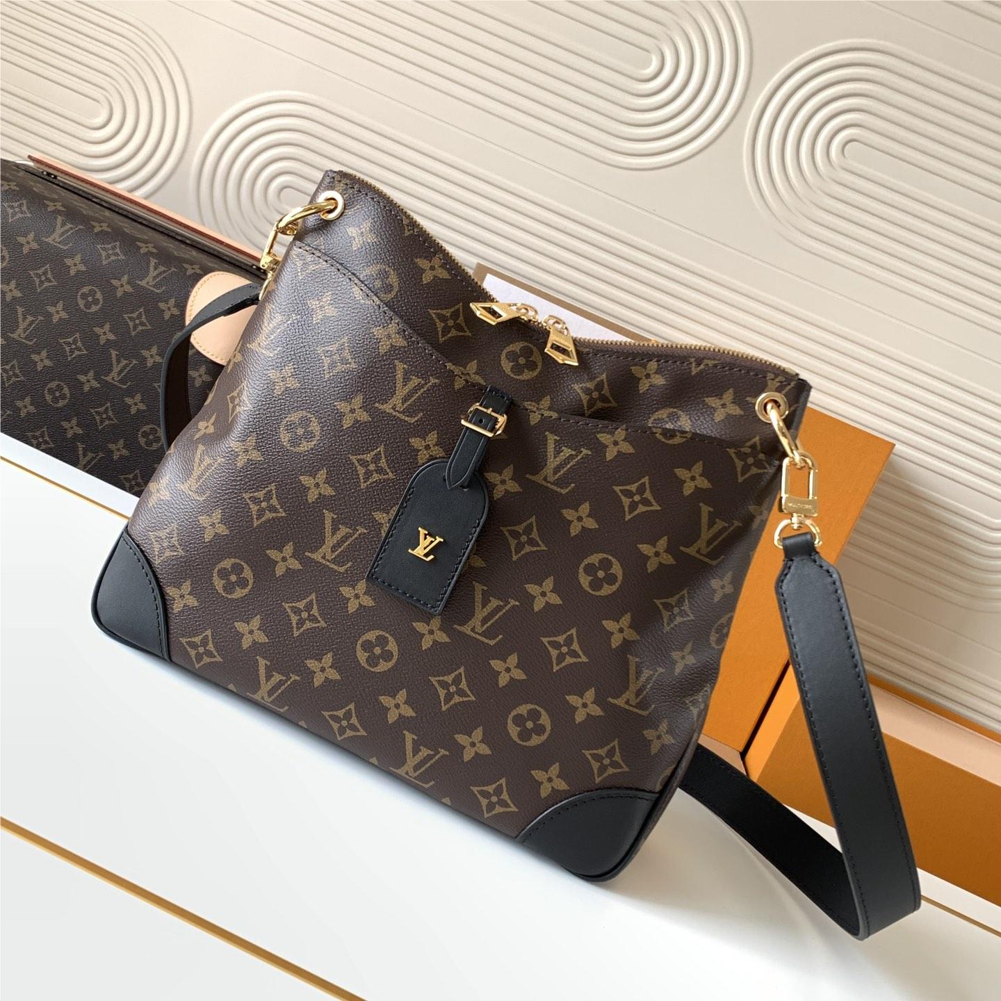 Louis Vuitton Canvas Textured Black Shoulder Bucket Bag Louis Vuitton Canvas Textured Black Shoulder Bucket Bag