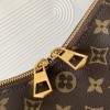 Louis Vuitton Canvas Textured Black Shoulder Bucket Bag Louis Vuitton Canvas Textured Black Shoulder Bucket Bag