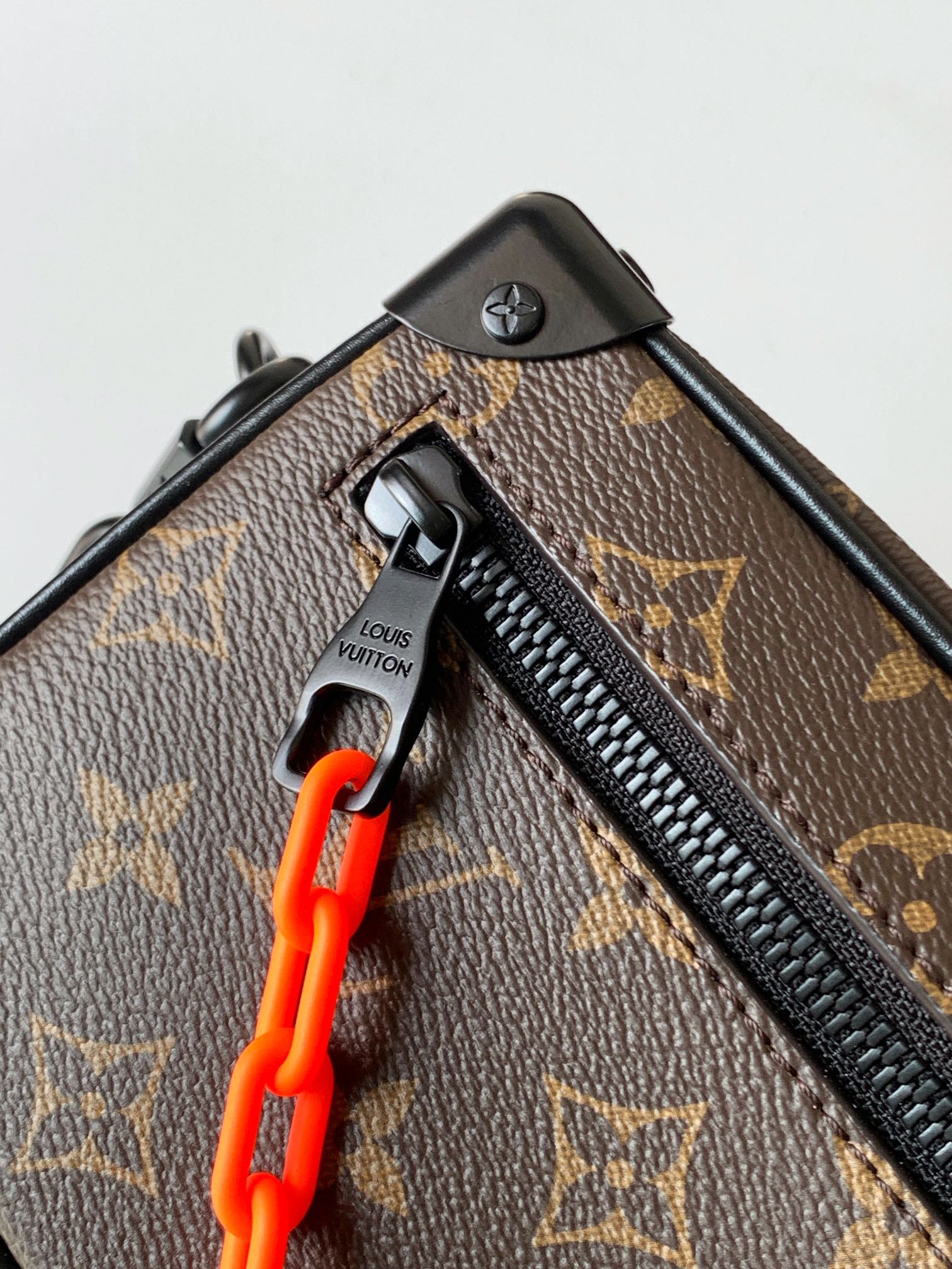 Louis Vuitton Side Trunk Orange Chain Tote Louis Vuitton Side Trunk Orange Chain Tote