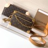 Louis Vuitton Side Trunk Gold Chain Tote Louis Vuitton Side Trunk Gold Chain Tote