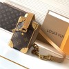 Louis Vuitton Side Trunk Gold Chain Tote Louis Vuitton Side Trunk Gold Chain Tote