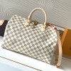 Louis Vuitton Speedy 30 Large Classic Black and White Square Bag Louis Vuitton Speedy 30 Large Classic Black and White Square Bag