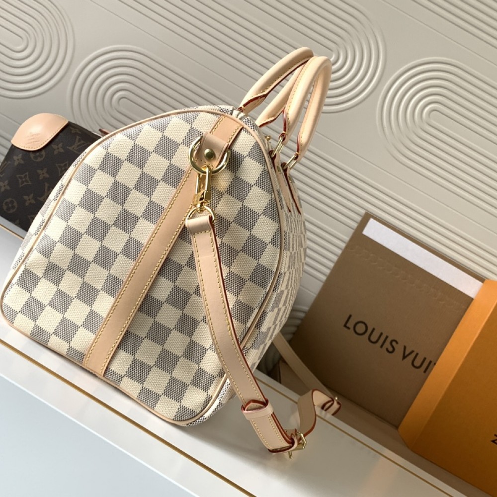 Louis Vuitton Speedy 30 Large Classic Black and White Square Bag Louis Vuitton Speedy 30 Large Classic Black and White Square Bag