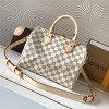 Louis Vuitton Speedy 30 Small Fresh Blue and White Square Handbag Louis Vuitton Speedy 30 Small Fresh Blue and White Square Handbag