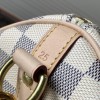 Louis Vuitton Speedy 30 Small Fresh Blue and White Square Handbag Louis Vuitton Speedy 30 Small Fresh Blue and White Square Handbag