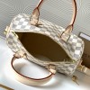 Louis Vuitton Speedy 30 Small Fresh Blue and White Square Handbag Louis Vuitton Speedy 30 Small Fresh Blue and White Square Handbag