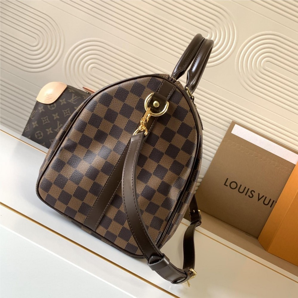 Louis Vuitton Speedy 30 Large Classic Black and White Square Bag Louis Vuitton Speedy 30 Large Classic Black and White Square Bag
