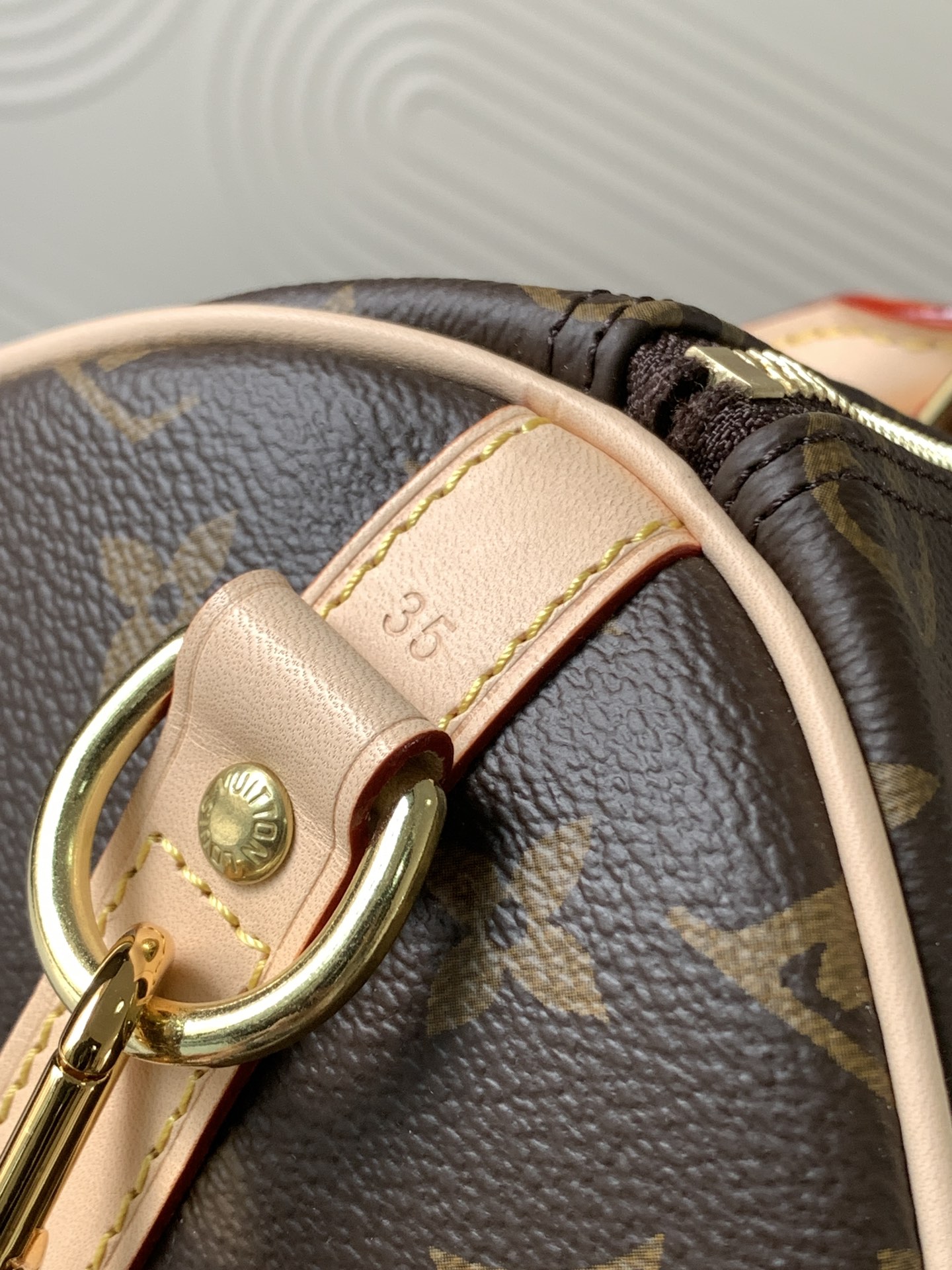 Louis Vuitton Speedy 30 Large Bag in Textured Canvas