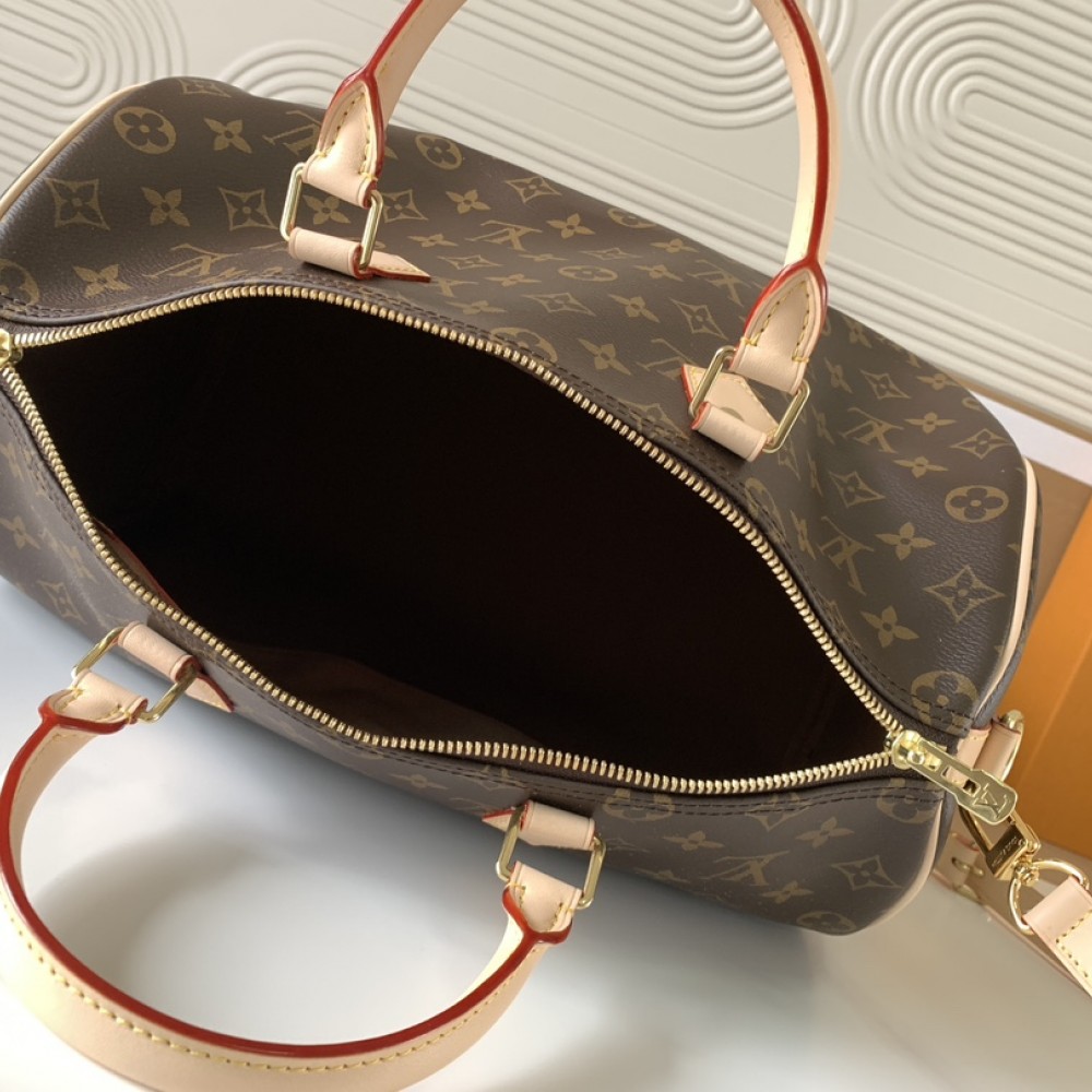 Louis Vuitton Speedy 30 Large Bag in Textured Canvas Louis Vuitton Speedy 30 Large Bag in Textured Canvas
