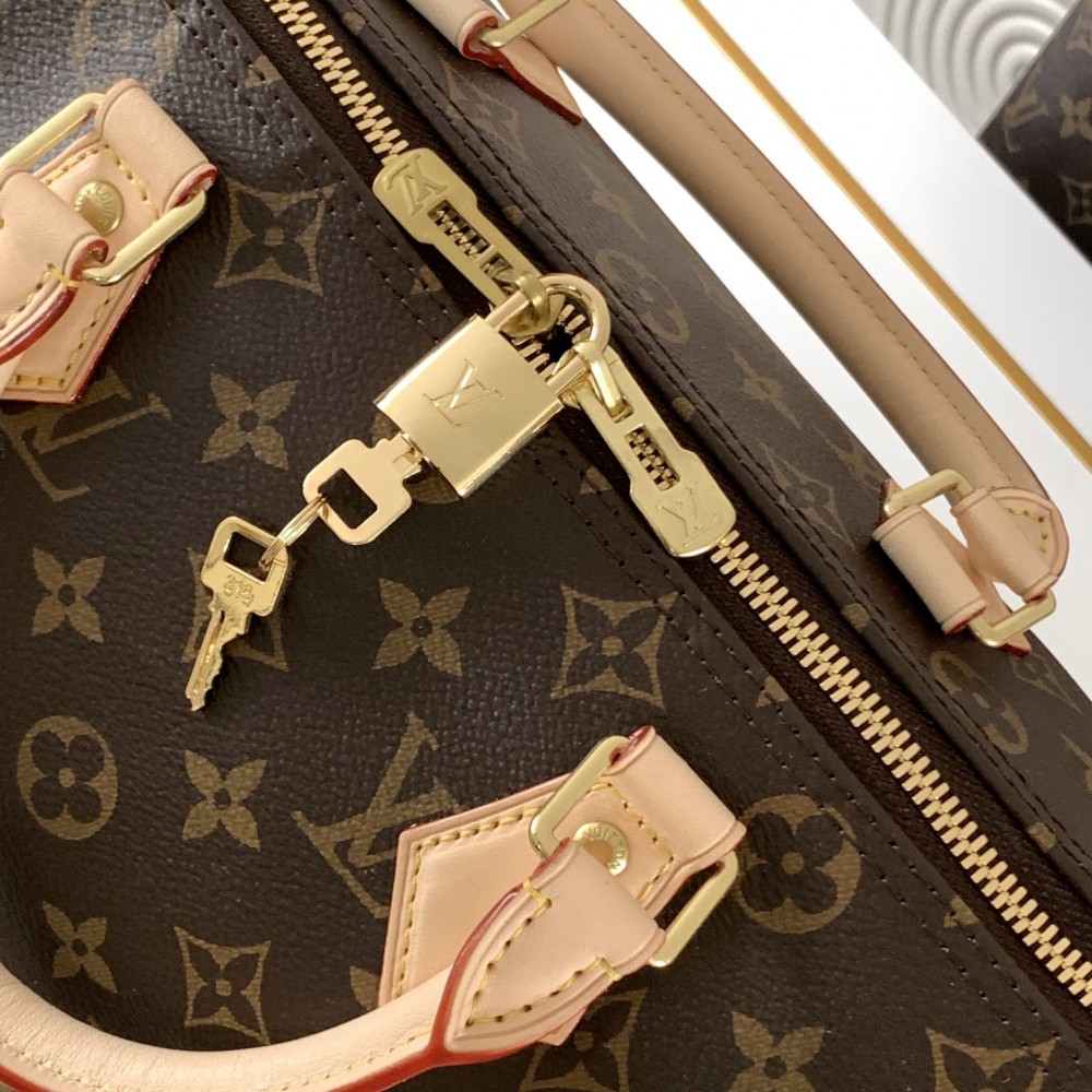 Louis Vuitton Speedy 30 Medium Bag in Textured Canvas Louis Vuitton Speedy 30 Medium Bag in Textured Canvas