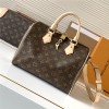 Louis Vuitton Speedy 30 Small Bag in Textured Canvas Louis Vuitton Speedy 30 Small Bag in Textured Canvas