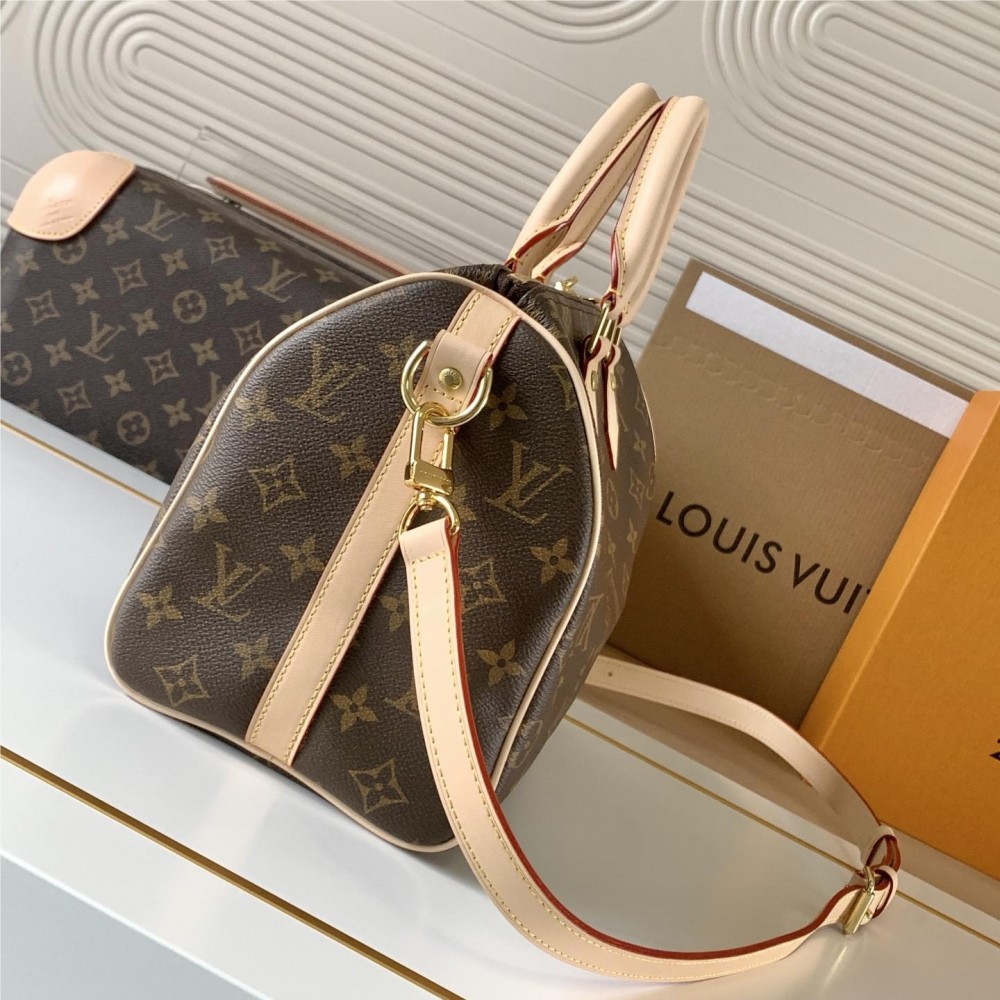 Louis Vuitton Speedy 30 Small Bag in Textured Canvas Louis Vuitton Speedy 30 Small Bag in Textured Canvas