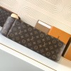 Louis Vuitton LOOP Large Classic Canvas Textured Half Moon Bag Louis Vuitton LOOP Large Classic Canvas Textured Half Moon Bag