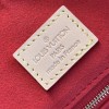 Louis Vuitton LOOP Large Classic Canvas Textured Half Moon Bag Louis Vuitton LOOP Large Classic Canvas Textured Half Moon Bag