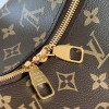 Louis Vuitton LOOP Medium Classic Canvas Textured Half Moon Bag Louis Vuitton LOOP Medium Classic Canvas Textured Half Moon Bag